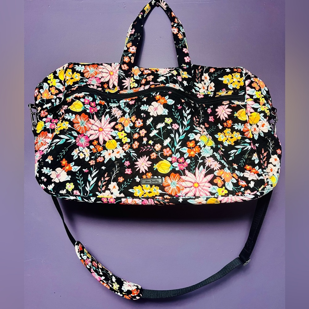 Tangerine Twist Grand Traveler Duffel Bag Vera Brad… Gem